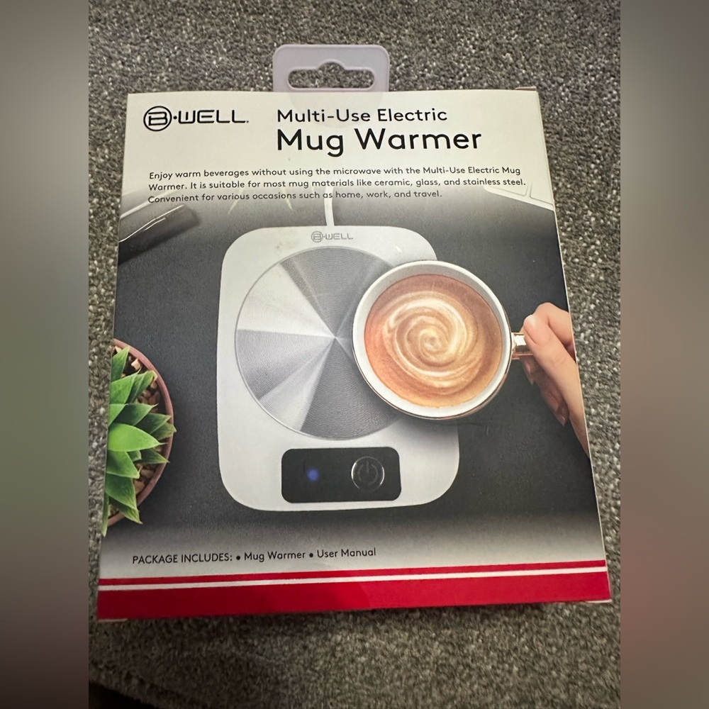 Mug Warmer Multi Use Electric B Well Brand New In Box